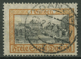 Danzig 1925 Freimarke Schloss Und Kloster Olivia 212 A Gestempelt - Gebraucht