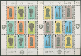 Isle Of Man 1978 Europa CEPT Baudenkmäler Kleinbg. 122/27 K Postfrisch (C90657) - Man (Ile De)