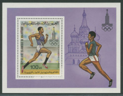Mauretanien 1979 Olympische Sommerspiele Moskau Block 26 Postfrisch (C27515) - Mauritanië (1960-...)