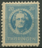 SBZ Thüringen 1945 Freimarke Vollgummierung 98 AX P1 Postfrisch - Andere & Zonder Classificatie