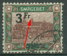 Saargebiet 1921 Landratsamt Mit Aufdruckfehler 82 AF I Gestempelt - Gebraucht
