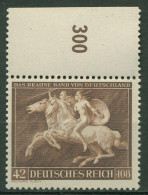 Deutsches Reich 1941 Galopprennen Braunes Band 780 Oberrand Postfrisch - Ungebraucht