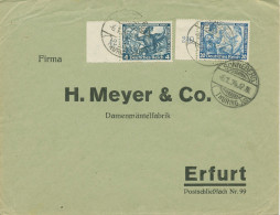 Deutsches Reich 1933 Nothilfe Wagner Mischfrankatur 505 B MiF (T18091) - Briefe U. Dokumente