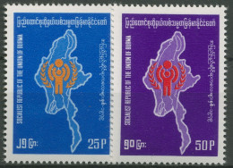 Birma (Myanmar) 1979 Internationales Jahr Des Kindes 274/75 Postfrisch - Myanmar (Birmanie 1948-...)