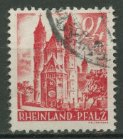 Franz. Zone: Rheinland-Pfalz 1947 Wormser Dom Type V, 8 Y V V Gestempelt - Rhine-Palatinate