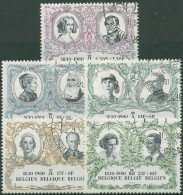 Belgien 1980 Königsfamilien 150 Jahre Unabhänigkeit 2029/33 Gestempelt - Used Stamps