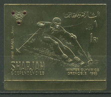 Sharjah 1968 Olympische Winterspiele Skifahrer A 464 B Postfrisch Geschnitten - Schardscha