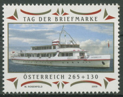 Österreich 2009 Tag Der Briefmarke Bodensee Motorschiff 2826 Postfrisch - Ungebraucht