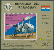 Paraguay 1975 Marssonde Viking Block 258 Postfrisch (C18788) - Paraguay