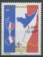 Saint-Pierre Et Miquelon 1999 Besuch Des Präsidenten Chirac 787 Postfrisch - Nuevos