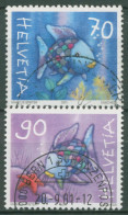 Schweiz 2001 Der Regenbogenfisch 1767/68 Gestempelt - Gebruikt