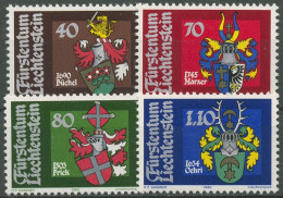 Liechtenstein 1980 Wappen Der Landammänner 743/46 Postfrisch - Ongebruikt