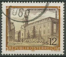 Österreich 1992 Stifte Klöster Konvent Eisenstadt 2071 Gestempelt - Used Stamps
