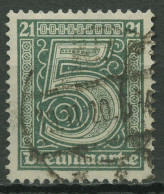 Deutsches Reich Dienstmarken 1920 Für Preußen D 16 Gestempelt Geprüft - Officials