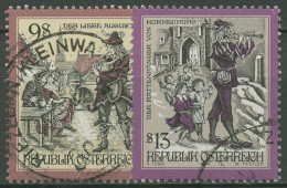 Österreich 1998 Sagen Legenden Der Liebe Augustin 2240/41 Gestempelt - Used Stamps