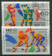 Berlin 1989 Sporthilfe Volleyball-EM, Hockey 836/37 Gestempelt - Gebruikt