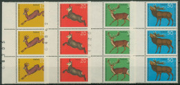 Berlin 1966 Tiere Jagd Hochwild Mit Bogennummer 291/94 Bg.-Nr. Postfrisch - Unused Stamps