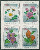 Iran 1988 Neujahrsfest Nowruz Pflanzen Blumen 2265/68 ZD Postfrisch - Iran