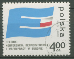 Polen 1975 Sicherheit Und Zusammenarbeit In Europa KSZE 2391 Gestempelt - Gebraucht