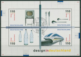 Bund 1999 Design Aus Deutschland Block 50 Gestempelt (C98800) - Andere & Zonder Classificatie