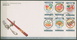 Hongkong 1990 Internationale Küche Nahrungsmittel 585/90 FDC (X99185) - FDC