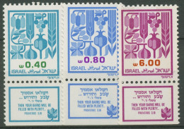 Israel 1983 Früchte Von Kanaan 917/19 Mit Tab Postfrisch - Ungebraucht (mit Tabs)