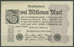 Dt. Reich 2 Millionen Mark 1923, DEU-116d FZ LE, Leicht Gebraucht (K1253) - 2 Mio. Mark