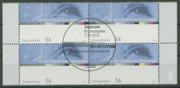 Bund 2002 Fernsehen 2288 4er-Block ESST Berlin (R80354) - Used Stamps