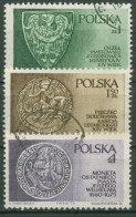 Polen 1975 Piasten-Dynastie In Schlesien Siegel Münze 2416/18 Gestempelt - Oblitérés