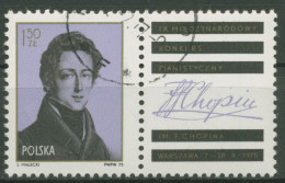 Polen 1975 Klavierwettbewerb Frederic Chopin 2408 Zf Gestempelt - Gebraucht