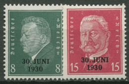 Deutsches Reich 1930 Reichspräsidenten Mit Aufdruck 444/45 Postfrisch - Neufs