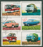 Polen 1973 Fahrzeuge 2290/95 Gestempelt - Gebraucht