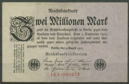 Dt. Reich 2 Millionen Mark 1923, DEU-115c FZ A, Leicht Gebraucht (K1272) - 2 Millionen Mark