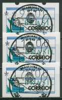 Brasilien 1993 Automatenmarken Satz 9600/11400/17000 ATM 5 Gestempelt - Automatenmarken (Frama)