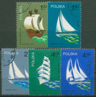 Polen 1974 Segelschiffe 2317/21 Gestempelt - Gebraucht