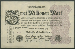 Dt. Reich 2 Millionen Mark 1923, DEU-116d FZ CD, Leicht Gebraucht (K1257) - 2 Miljoen Mark