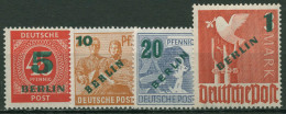 Berlin 1949 Grünaufdruck 64/67 Postfrisch - Ungebraucht