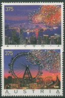 Österreich 2006 Feuerwerk Hafen Hongkong Prater Wien 2609/10 Postfrisch - Neufs