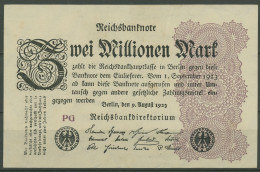 Dt. Reich 2 Millionen Mark 1923, DEU-116d FZ PG, Leicht Gebraucht (K1256) - 2 Miljoen Mark