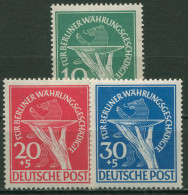 Berlin 1949 Für Berliner Währungsgeschädigte 68/70 Postfrisch - Ungebraucht