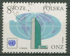 Polen 1976 25 Jahre Briefmarken Der Vereinten Nationen UNO 2451 Gestempelt - Oblitérés