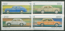 Polen 1976 Automobile Fabrik FSO Warschau 2467/70 Postfrisch - Neufs