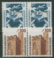Bund 1988 Sehenswürdigkeiten SWK Waagerechte Paare 1347/48 Postfrisch - Unused Stamps