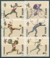 Polen 1976 Olympia Sommerspiele Montreal 2452/57 Gestempelt - Gebraucht