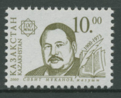 Kasachstan 2000 Persönlichkeiten Schriftsteller Mukanow 288 Postfrisch - Kasachstan