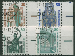 Bund 1987 Sehenswürdigkeiten SWK Mit Rand Rechts 1339/42 SR Re. Gestempelt - Gebraucht