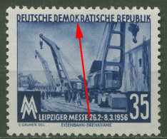 DDR 1956 Leipziger Messe Mit Plattenfehler 519 F 47 Postfrisch - Errors & Oddities