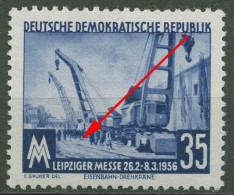 DDR 1956 Leipziger Messe Mit Plattenfehler 519 F 41 Postfrisch - Plaatfouten En Curiosa