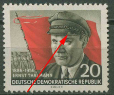 DDR 1956 Ernst Thälmann Mit Plattenfehler 520 A F 3 Postfrisch - Abarten Und Kuriositäten