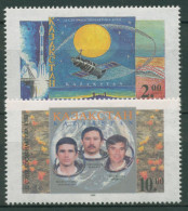 Kasachstan 1995 Tag Der Kosmonautik Sojus Kosmonauten 86/87 Postfrisch - Kazakistan